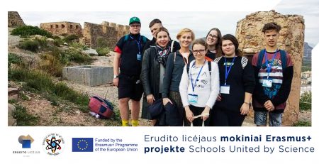 Erudito licėjaus mokiniai – tarptautiniame projekte Ispanijoje