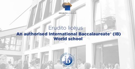 The IB Diploma Programme, brought to you by Erudito Licejus in September 2020