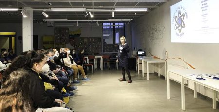 Erudito licėjus mokinių ir mokytojų susitikimas Kaune su Erasmus studentais