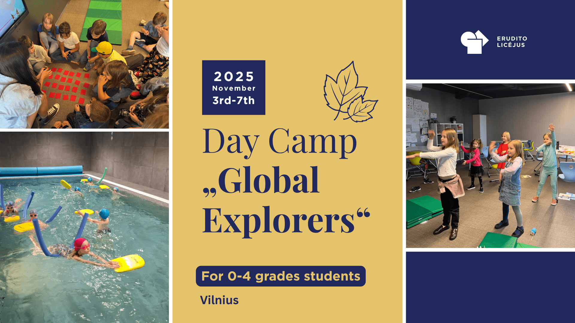 Day camp “Global Explorers” – discover the world and entertainment!